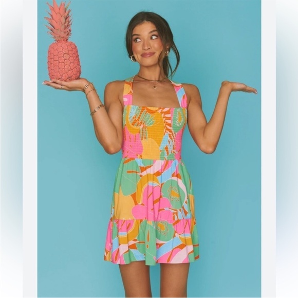 Show Me Your Mumu XS colorful Summer Sundress - Picture 2 of 8